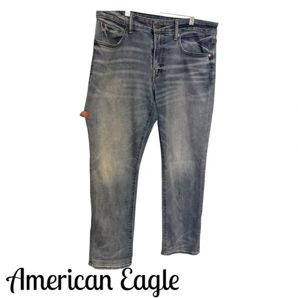 American Eagle Outfitters *ORIGINAL STRAIGHT* Men's Jeans 34 x 30 #V - Picture 1 of 9